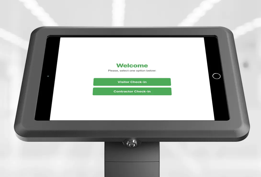 ecoPortal — visitor and contractor kiosk interface